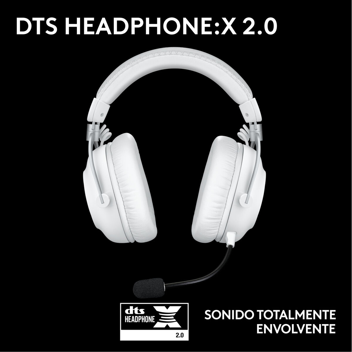 Hovedtelefoner Logitech PRO X 2 Sort/Hvid